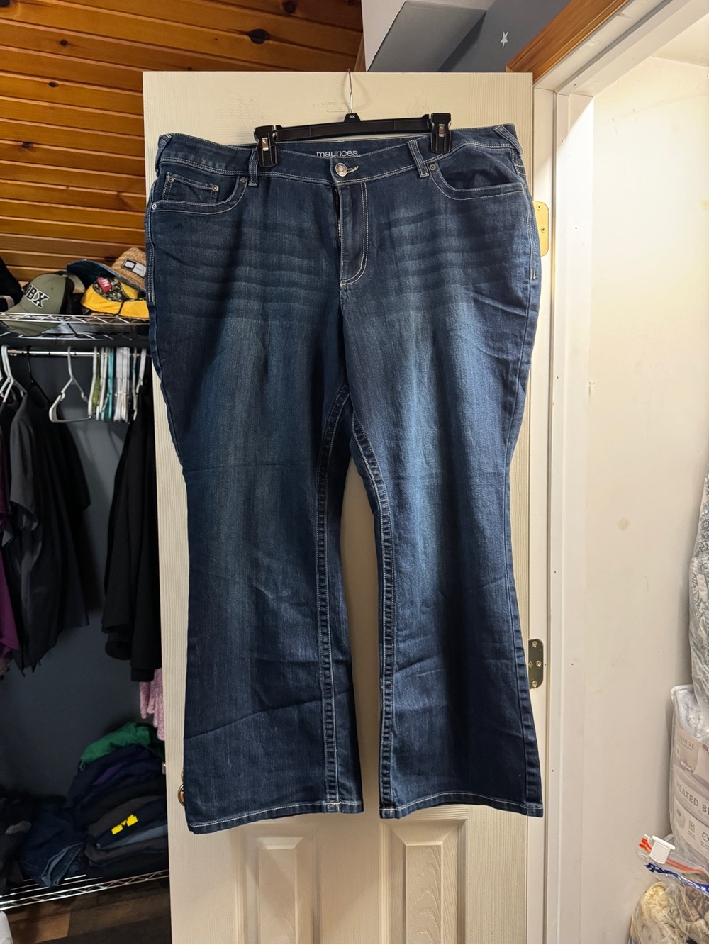Maurices Women's Dark Wash Flare Jeans